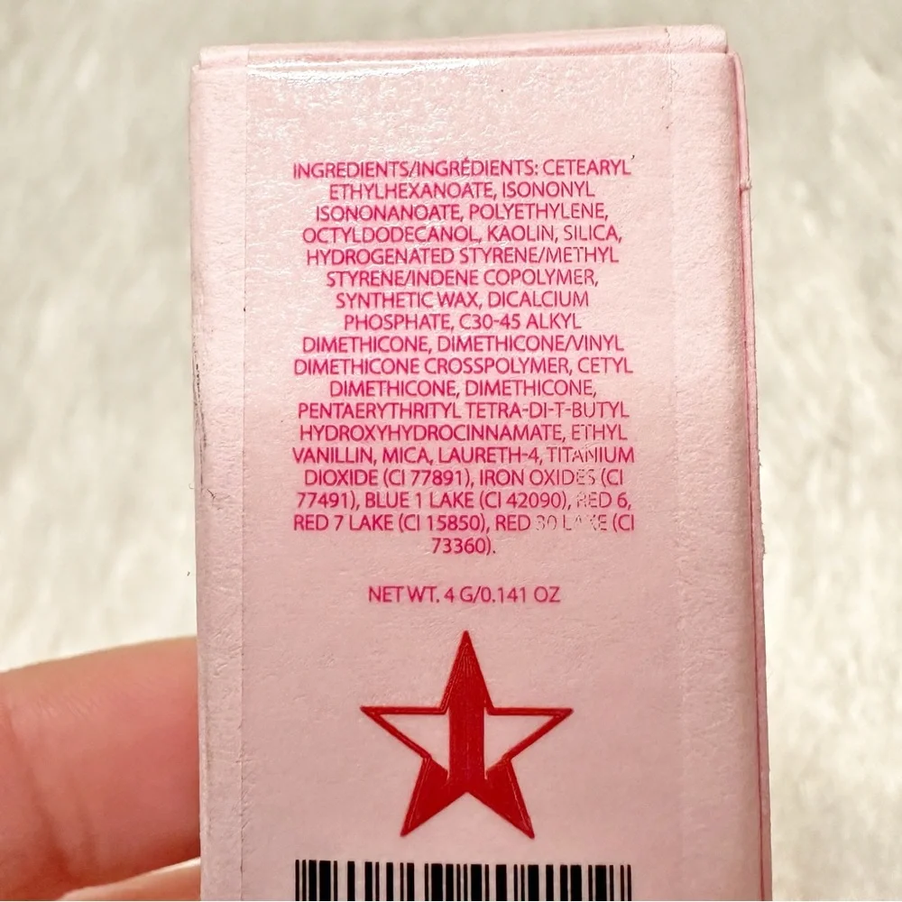 NIB Jeffree Star Velvet Trap Lipstick in Cherry Soda Full Size 3.3g